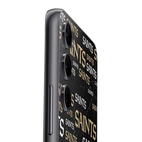 NFL New Orleans Saints Black Blast Galaxy A54 5G Skin