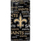 NFL New Orleans Saints Black Blast Galaxy Note 10 Plus Skin