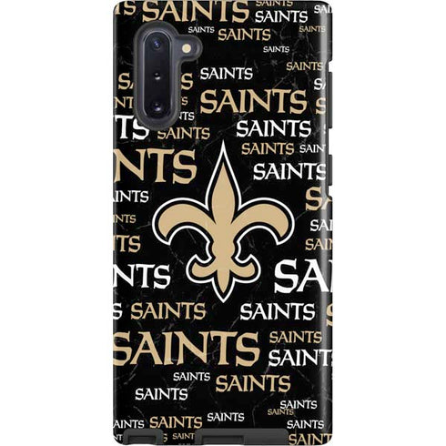 NFL New Orleans Saints Black Blast Galaxy Cases