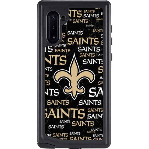 NFL New Orleans Saints Black Blast Galaxy Cases