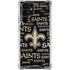 NFL New Orleans Saints Black Blast Galaxy S23 Ultra Clear Case