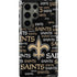 NFL New Orleans Saints Black Blast Galaxy S23 Ultra Pro Case