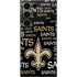 NFL New Orleans Saints Black Blast Galaxy Skins
