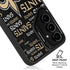 NFL New Orleans Saints Black Blast Galaxy S24 FE Kickstand Case