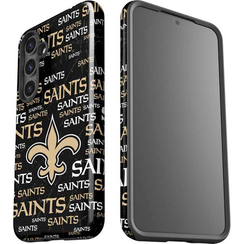 NFL New Orleans Saints Black Blast Galaxy S25 Impact Case