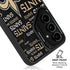 NFL New Orleans Saints Black Blast Galaxy S25 Kickstand Case