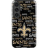 NFL New Orleans Saints Black Blast Galaxy S25 Plus Impact Case