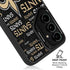 NFL New Orleans Saints Black Blast Galaxy S25 Plus Kickstand Case