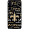 NFL New Orleans Saints Black Blast Galaxy S25 Skin