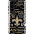 NFL New Orleans Saints Black Blast Galaxy S25 Ultra Impact Case