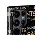 NFL New Orleans Saints Black Blast Galaxy S25 Ultra Impact Case