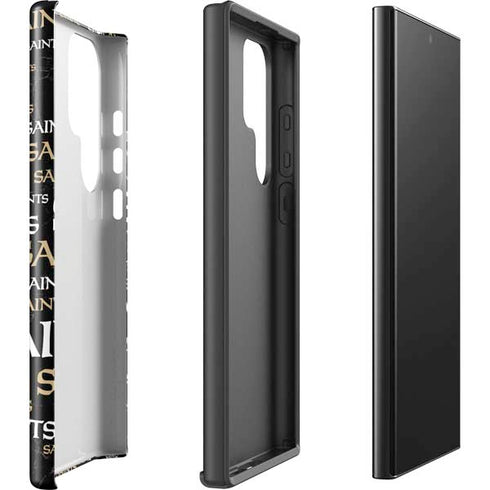 NFL New Orleans Saints Black Blast Galaxy S25 Ultra Impact Case