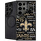 NFL New Orleans Saints Black Blast Galaxy S25 Ultra Kickstand Case