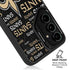 NFL New Orleans Saints Black Blast Galaxy S25 Ultra Kickstand Case