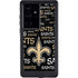 NFL New Orleans Saints Black Blast Galaxy S24 Ultra Waterproof Case