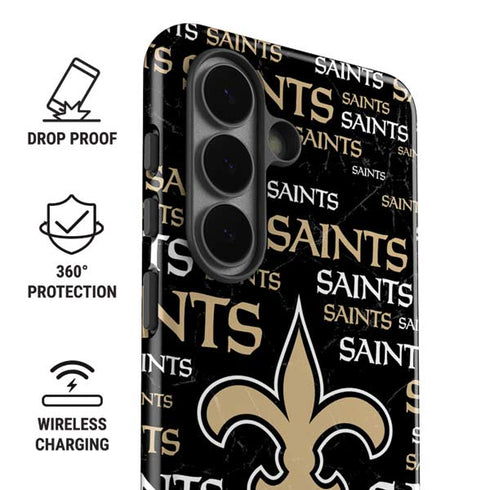 NFL New Orleans Saints Black Blast Galaxy S26 Impact Case