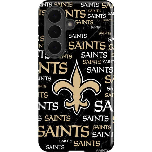 NFL New Orleans Saints Black Blast Galaxy S26 Plus Impact Case