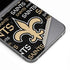 NFL New Orleans Saints Black Blast Galaxy Z Flip6 Skin