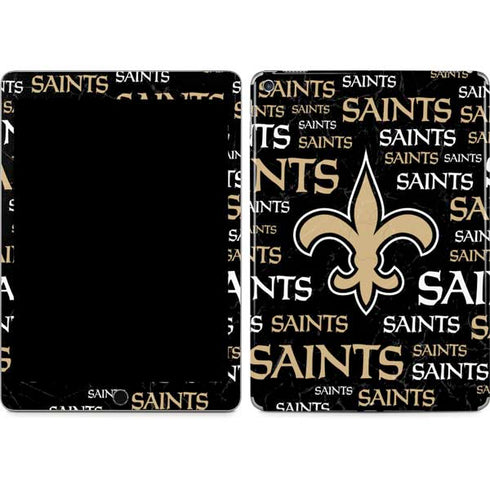 NFL New Orleans Saints Black Blast iPad Skins