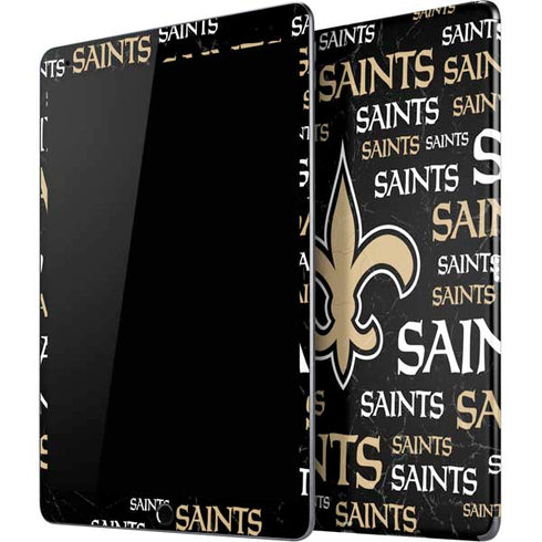 NFL New Orleans Saints Black Blast iPad Skins