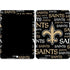 NFL New Orleans Saints Black Blast Apple iPad Skin