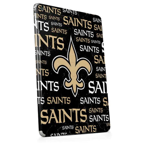 NFL New Orleans Saints Black Blast Apple iPad Skin
