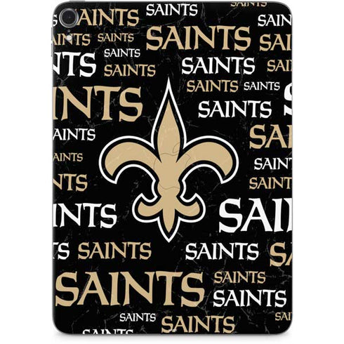 NFL New Orleans Saints Black Blast Apple iPad Pro Skin