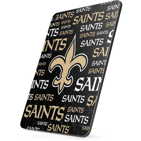 NFL New Orleans Saints Black Blast Apple iPad Pro Skin