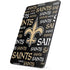 NFL New Orleans Saints Black Blast Apple iPad Pro Skin