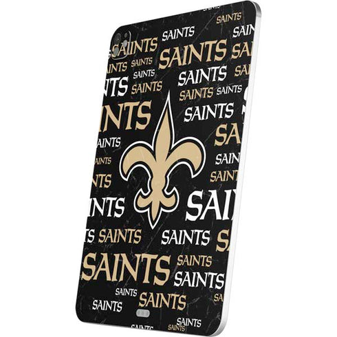 NFL New Orleans Saints Black Blast iPad Pro 13in M4 (2024) Skin