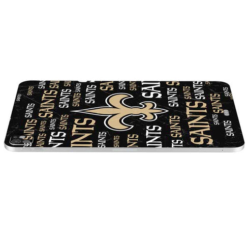 NFL New Orleans Saints Black Blast iPad Pro 13in M4 (2024) Skin