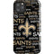 NFL New Orleans Saints Black Blast iPhone Cases