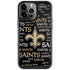NFL New Orleans Saints Black Blast iPhone Cases