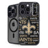 NFL New Orleans Saints Black Blast iPhone 13 Pro Kickstand Case