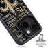 NFL New Orleans Saints Black Blast iPhone 14 Kickstand Case