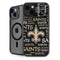 NFL New Orleans Saints Black Blast iPhone 14 Plus Kickstand Case