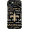 NFL New Orleans Saints Black Blast iPhone 15 Impact Case