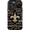 NFL New Orleans Saints Black Blast iPhone 15 Pro Impact Case