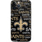 NFL New Orleans Saints Black Blast iPhone 15 Pro Max Skin
