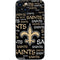 NFL New Orleans Saints Black Blast iPhone 15 Skin