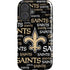 NFL New Orleans Saints Black Blast iPhone 16 Magsafe Impact Case
