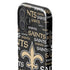 NFL New Orleans Saints Black Blast iPhone 16 Plus Impact Case