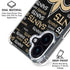 NFL New Orleans Saints Black Blast iPhone 16 Plus MagSafe Case