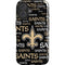 NFL New Orleans Saints Black Blast iPhone 16 Plus Magsafe Impact Case