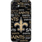 NFL New Orleans Saints Black Blast iPhone 16 Plus Skin