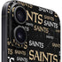 NFL New Orleans Saints Black Blast iPhone 16 Plus Skin