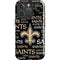 NFL New Orleans Saints Black Blast iPhone 16 Pro Magsafe Impact Case