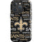 NFL New Orleans Saints Black Blast iPhone 16 Pro Max Impact Case