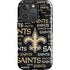 NFL New Orleans Saints Black Blast iPhone 16 Pro Max Impact Case
