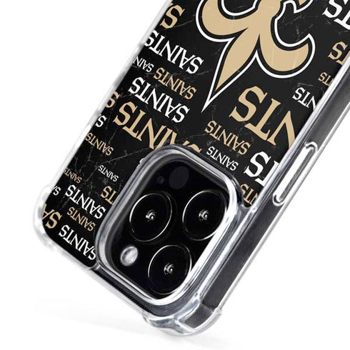 NFL New Orleans Saints Black Blast iPhone 16 Pro Max MagSafe Case